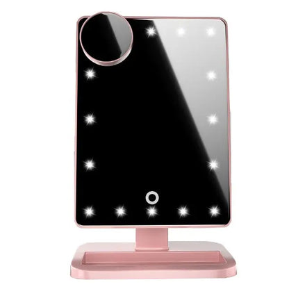 Touch Screen Makeup Mirror With 20 LED Light Bluetooth Music Speaker 10X Magnifying Mirrors Lights - Mary’s TT Shop