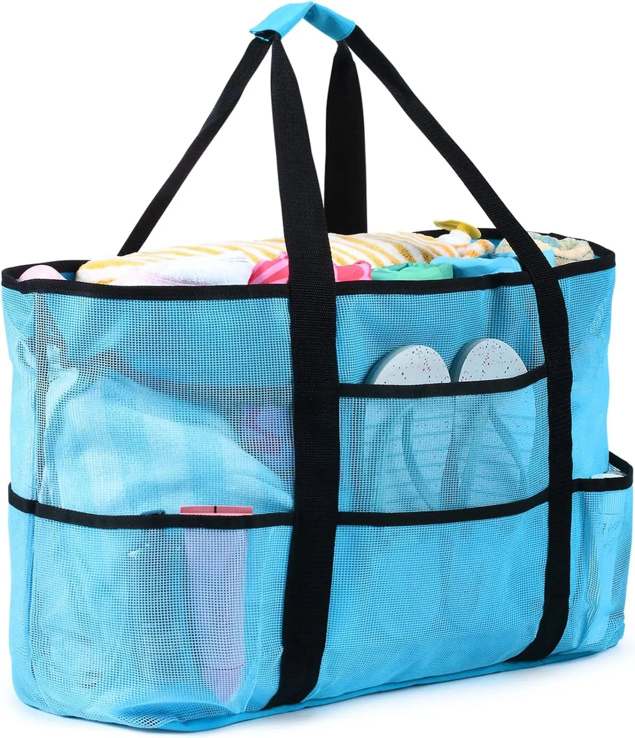 Beach Bag, Extra Large Beach Bags for Women Waterproof Sandproof, Mesh Beach Tote Bags Travel Pool Bag - Mary’s TT Shop