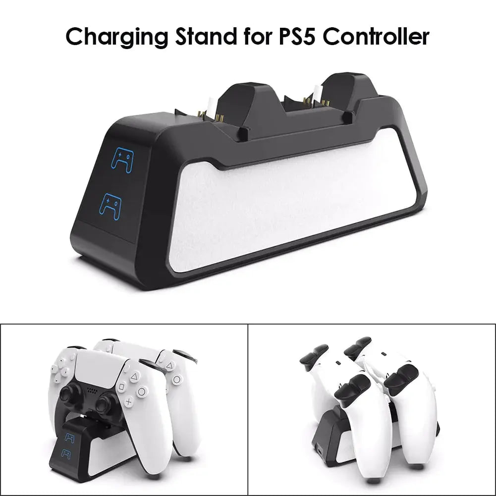 Dual Fast Charger Sony PS5 Wireless Controller USB 3.1 Dock Station - Mary’s TT Shop